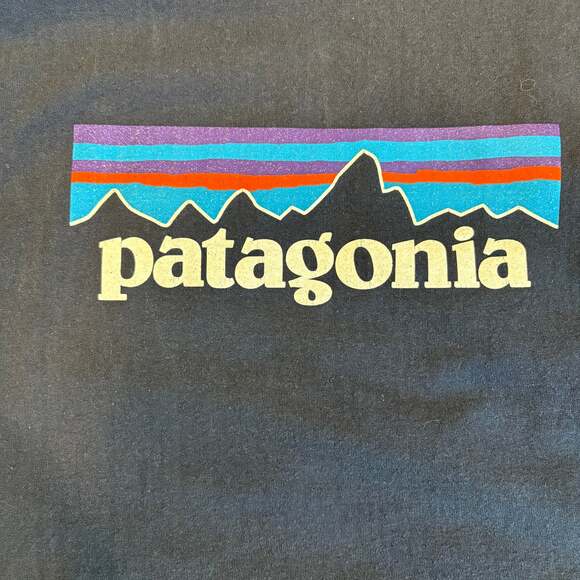 Patagonia Men's P-6 Logo Uprisal Hoody Navy Blue - Picture 2 of 4